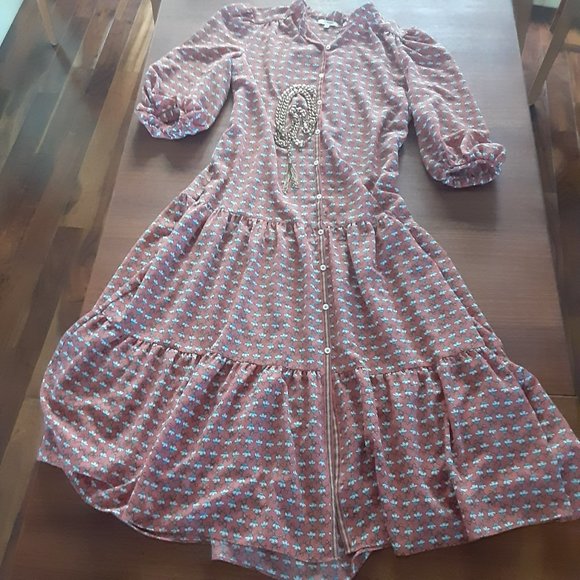 Dress - Tiered Midi - Picture 10 of 13